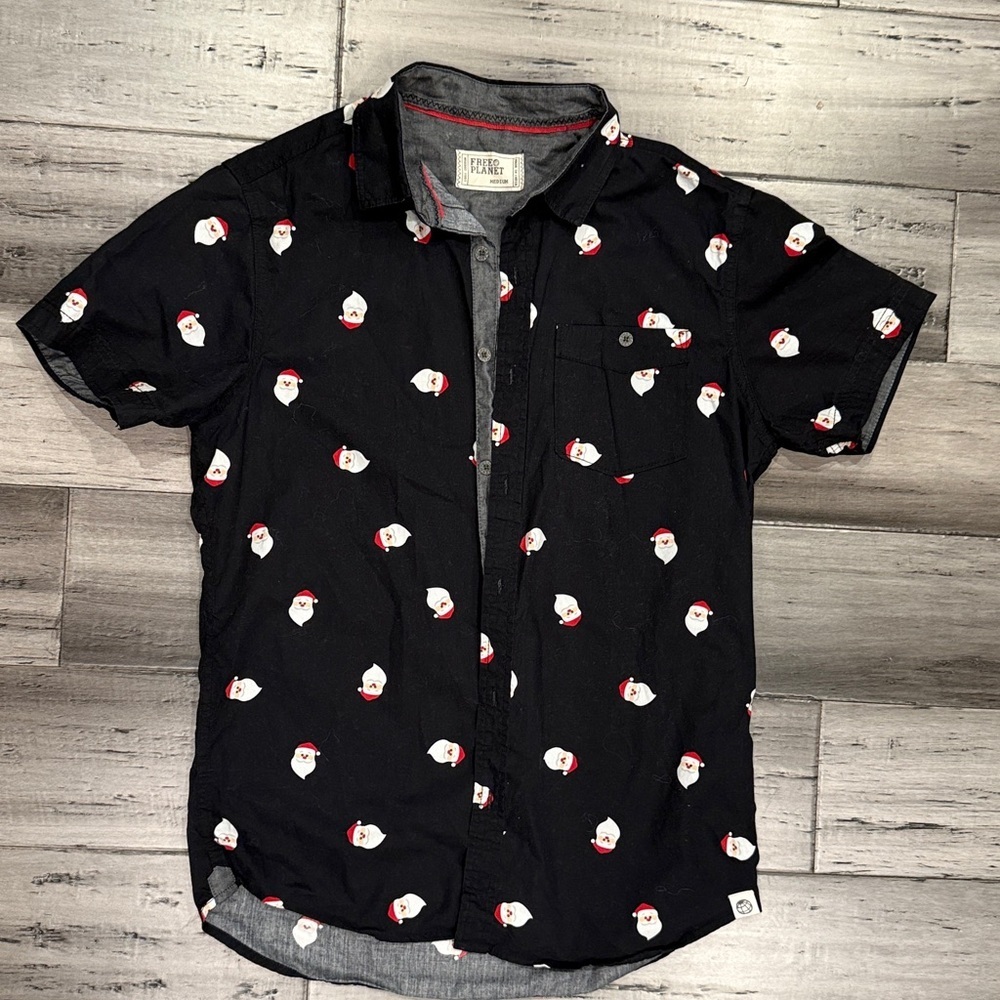 Free Planet black Shirt with Red Accents  , perfect for Christmas